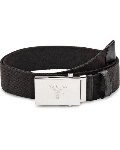 mens brown prada belt|Prada nylon belts.